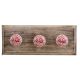 Paris Pink Flat Wooden Hooks
